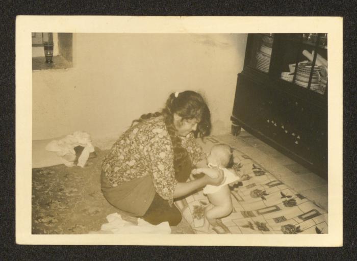 Insherah Masarwa with Her Brother Rafe', 1970