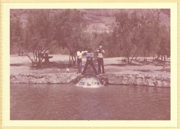 Shareef Masarwa with Friends, 1980
