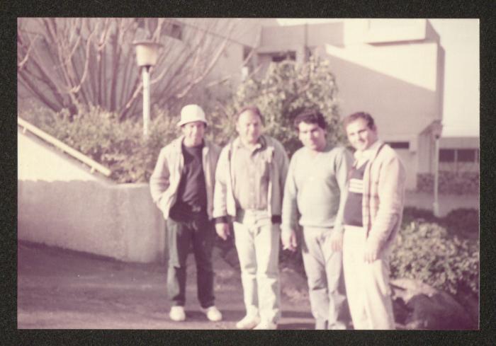 Shareef Masarwa with Friends At A Schoolyard, Golan