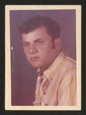صورة شخصية لشريف مصاروة، 1969