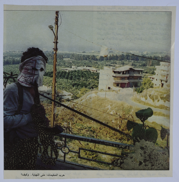 A Fighter During the War of the Camps in Lebanon