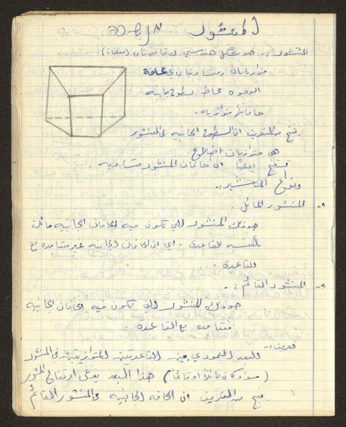 Sharif Masarweh's Solid Geometry Class Notebook