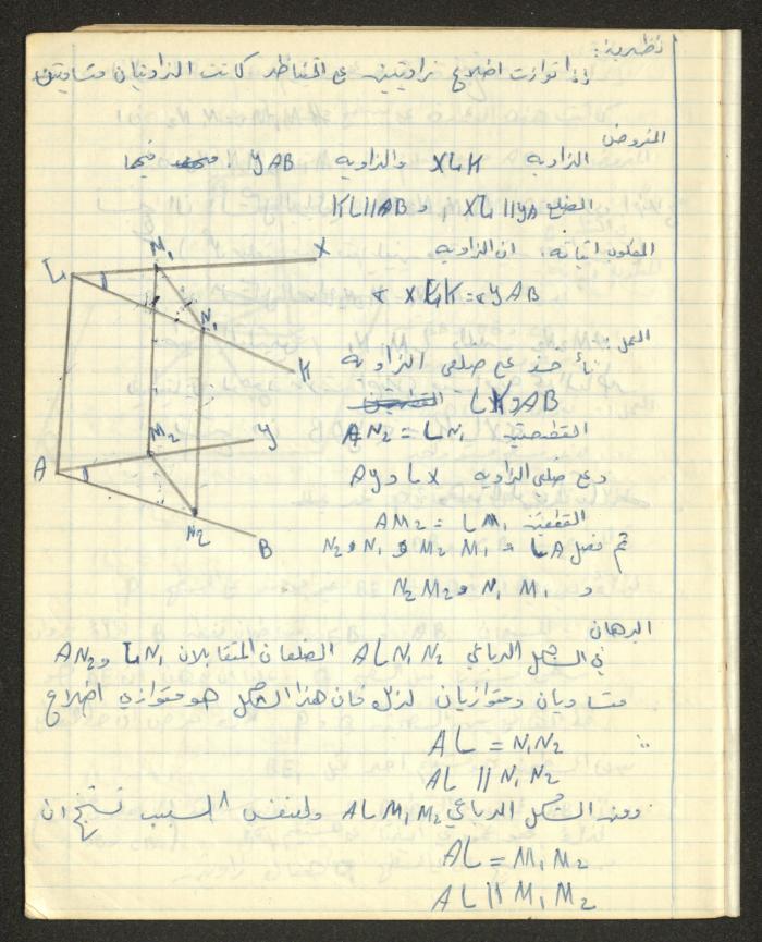 Sharif Masarweh's Solid Geometry Class Notebook
