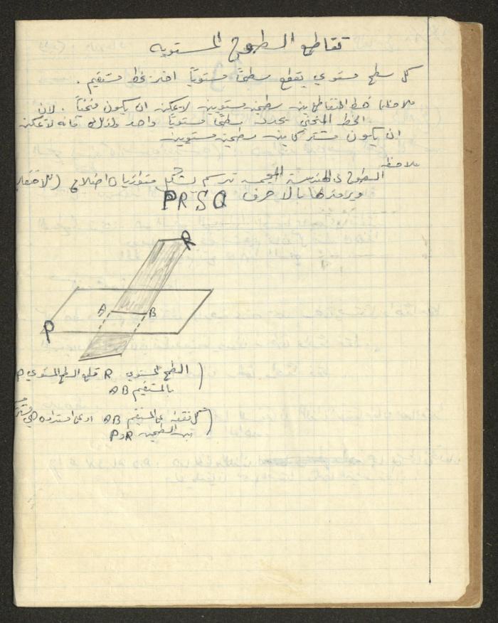 Sharif Masarweh's Solid Geometry Class Notebook