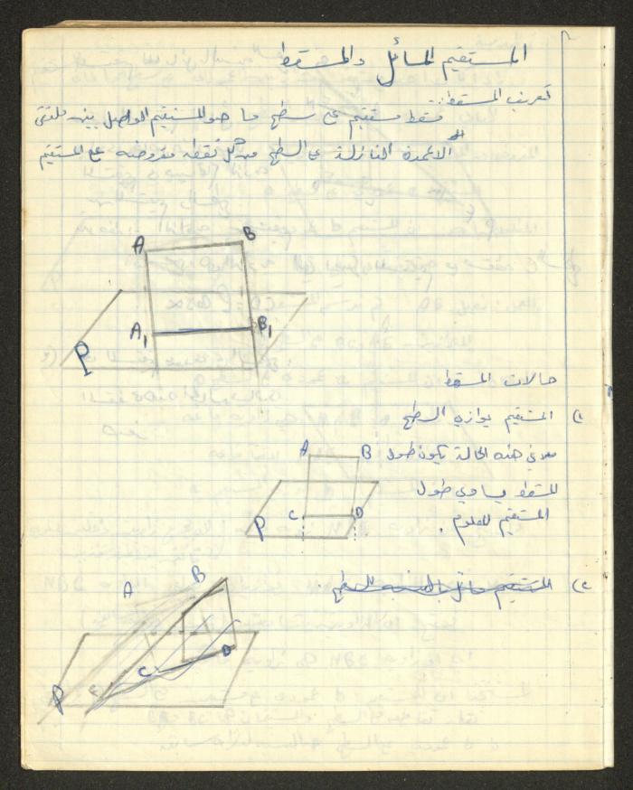 Sharif Masarweh's Solid Geometry Class Notebook