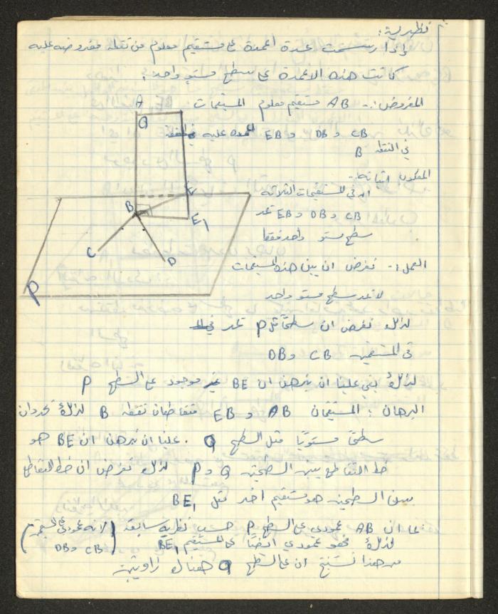Sharif Masarweh's Solid Geometry Class Notebook