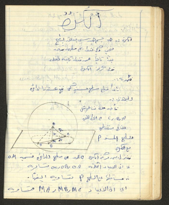 Sharif Masarweh's Solid Geometry Class Notebook