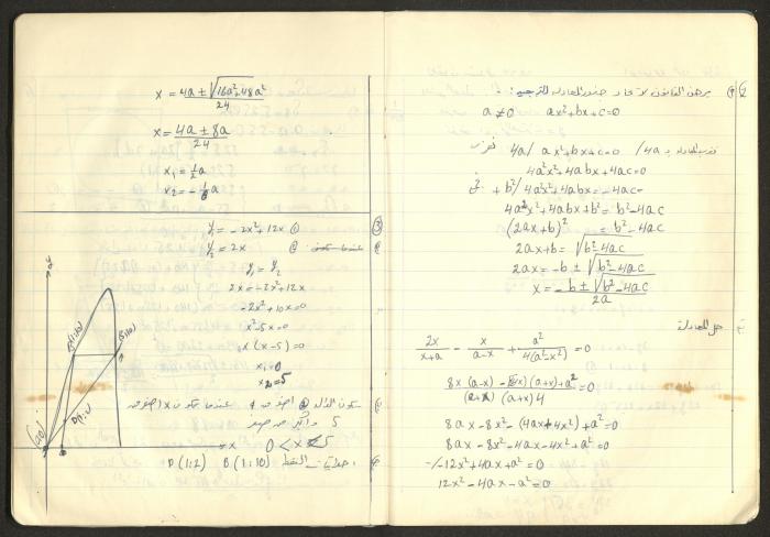Sharif Masarweh's Math Questions Notebook