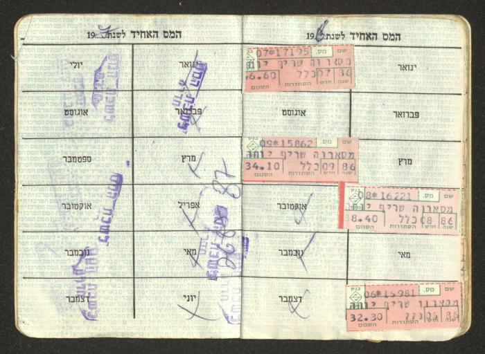 شهادة عضو في نقابة العمال في إسرائيل، 1970- 75