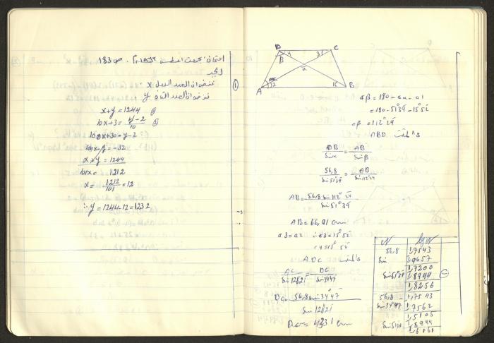 Sharif Masarweh's Math Questions Notebook