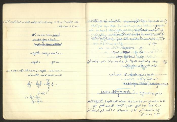 Sharif Masarweh's Math Questions Notebook