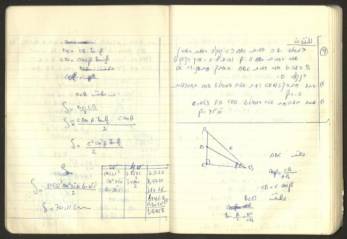 Sharif Masarweh's Math Questions Notebook
