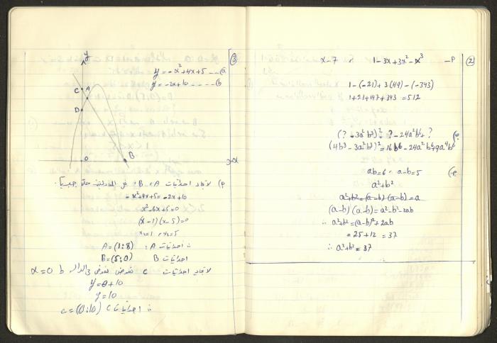 Sharif Masarweh's Math Questions Notebook