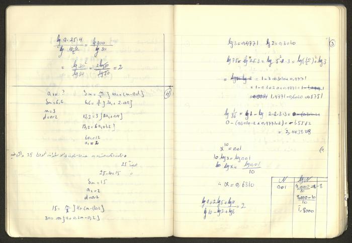 Sharif Masarweh's Math Questions Notebook