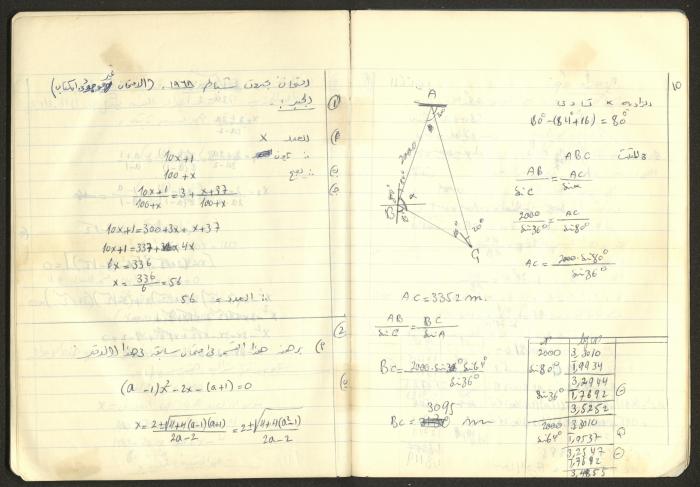 Sharif Masarweh's Math Questions Notebook