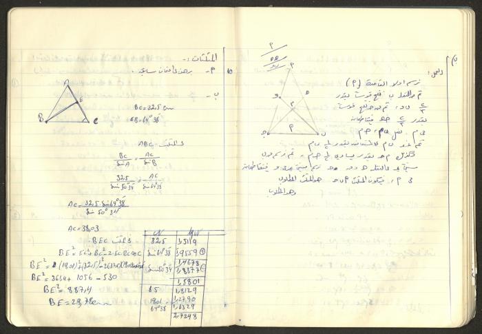 Sharif Masarweh's Math Questions Notebook