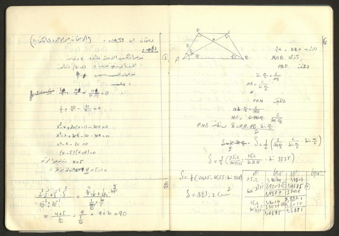 Sharif Masarweh's Math Questions Notebook