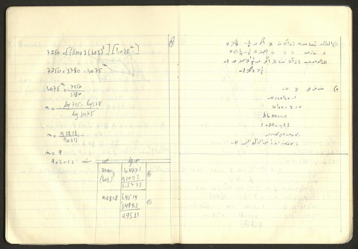 Sharif Masarweh's Math Questions Notebook
