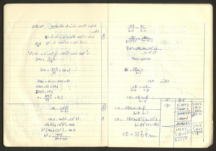 Sharif Masarweh's Math Questions Notebook