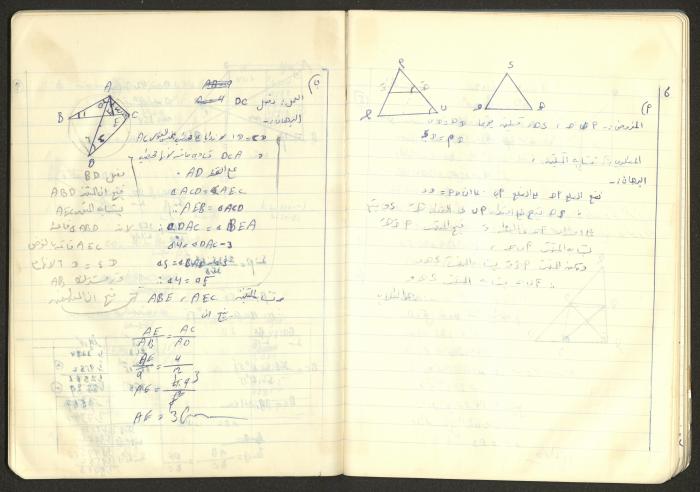 Sharif Masarweh's Math Questions Notebook