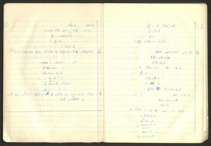 Sharif Masarweh's Math Questions Notebook