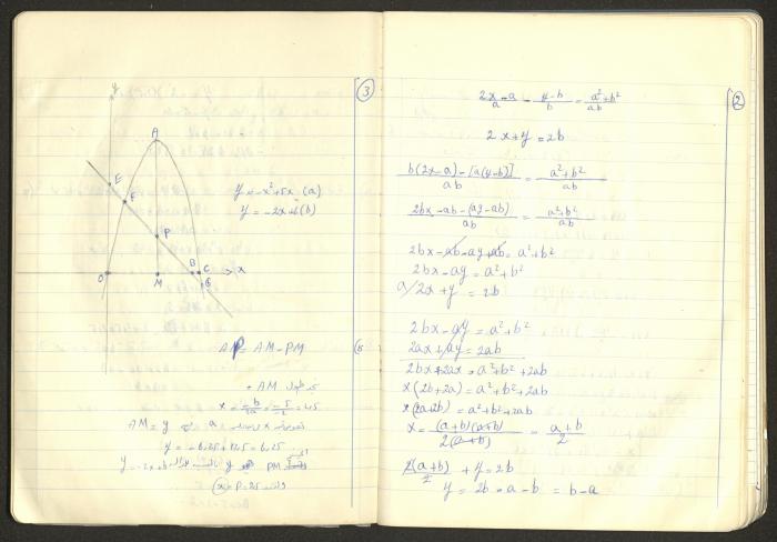 Sharif Masarweh's Math Questions Notebook