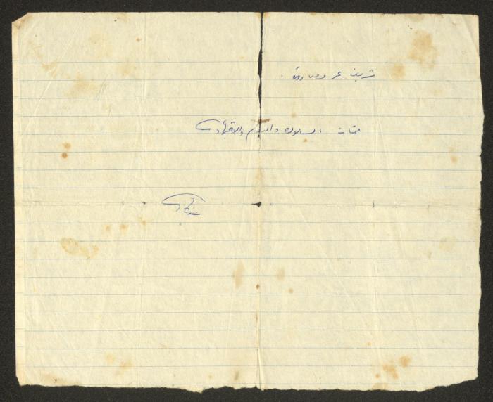 Sharif Masarweh's Behavioural Assessment 