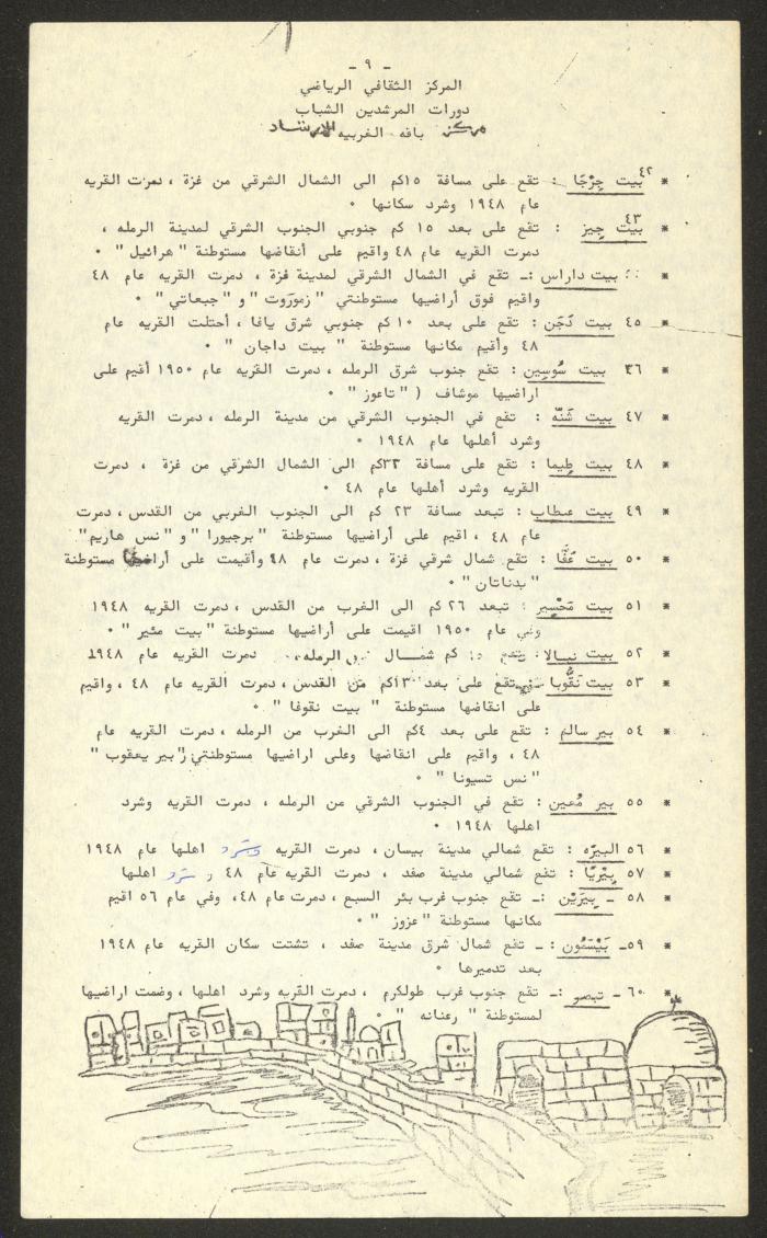 مجلة بلادي الصادرة عن المركز الثقافي الرياضي في باقة الغربية، 1988