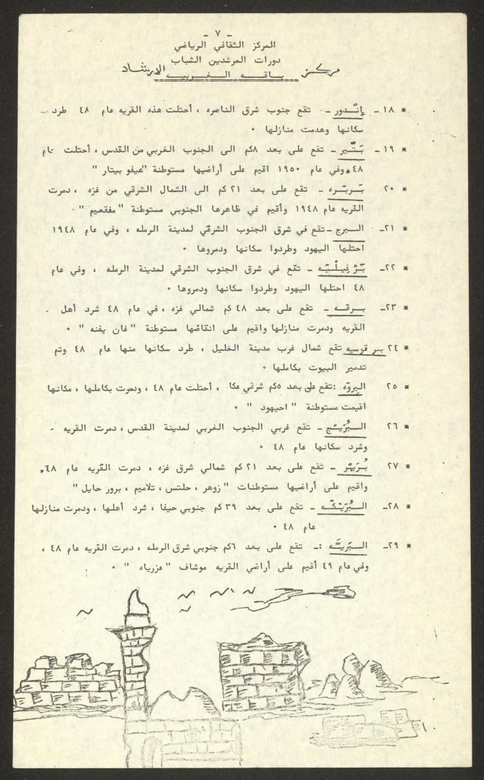 مجلة بلادي الصادرة عن المركز الثقافي الرياضي في باقة الغربية، 1988