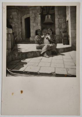 Salwa Ashrawi with her son