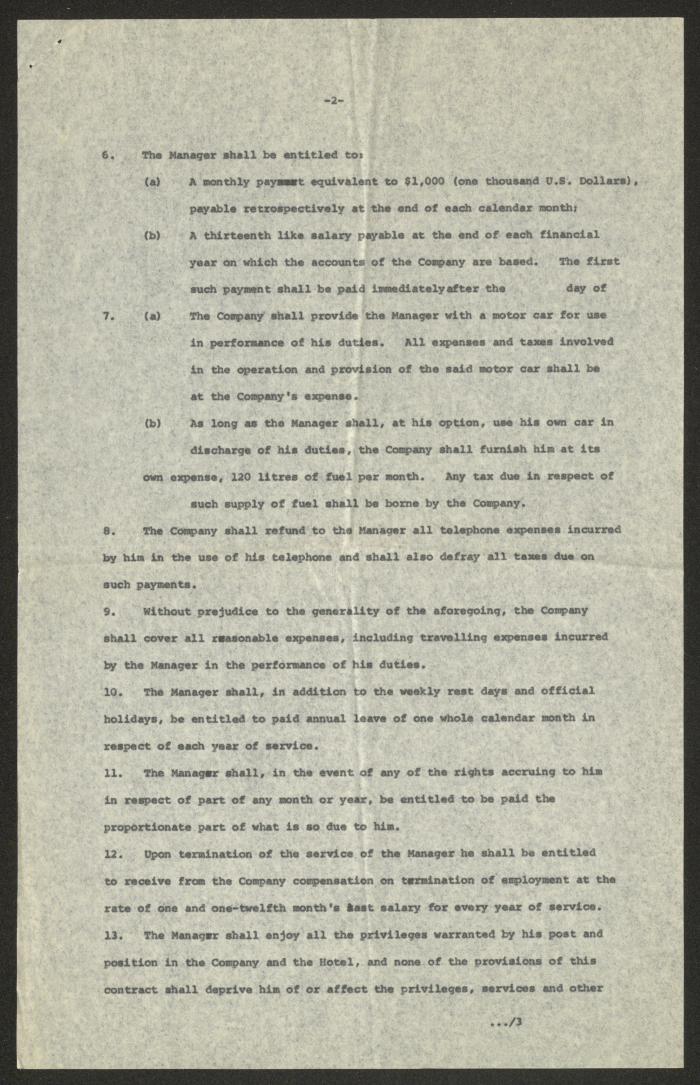 A Letter from Spaer, Sitton and Co. to Jawad Bolous, Jerusalem, 9 December 1985
