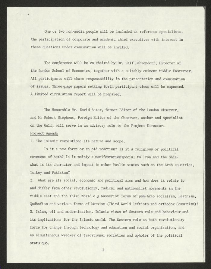 A Letter from George Assousa to Anwar Nusseibeh, 26 January 1981