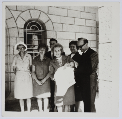 Founders of the Evangelical Home and School in Ramallah with Others 