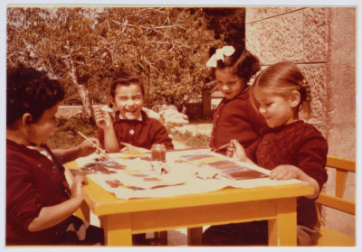 Children at the Evangelical Home and School in Ramallah
