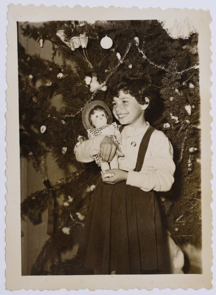 A Girl at the Evangelical Home and School in Ramallah on Christmas