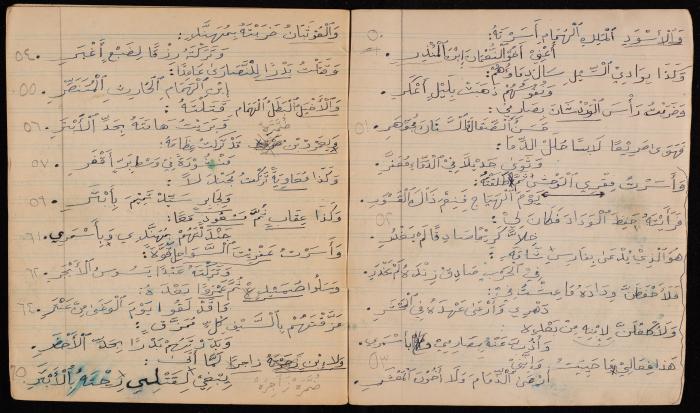Nayef Salim's Poetry Notebook, 1947