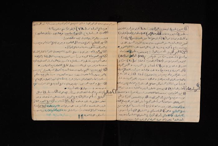 Nayef Salim's Poetry Notebook, 1947