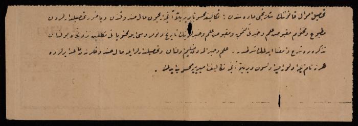 تذكرة سفر لأحمد العبد، رابا- جنين، 1911