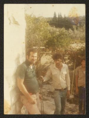 Mahmoud Khreisha with his Friends, Tulkarm, 1981