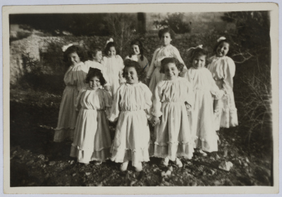 Children at the Evangelical Home and School in Ramallah

