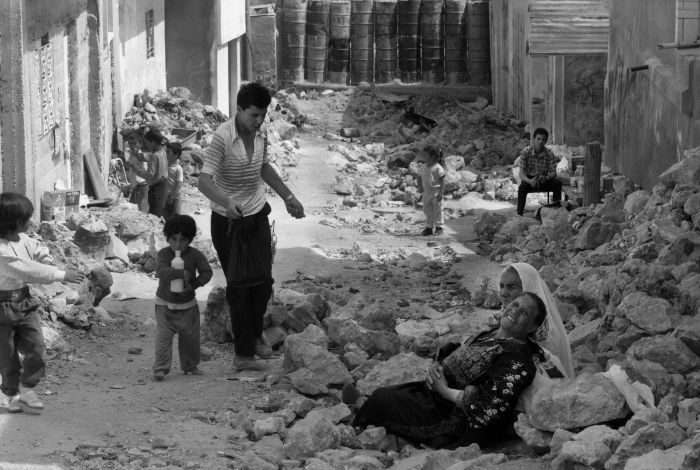 Dheisheh Palestinian Refugee Camp During the First Intifada 