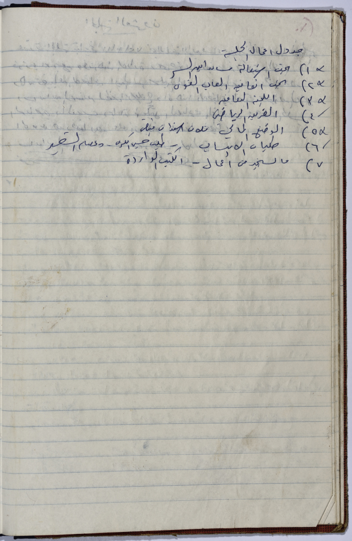 محضر اجتماع الهيئة الإدارية لنقابة عمال المؤسسات العامة، طولكرم، 29 أيلول 1972