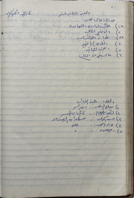 The Administrative Body of the Union of Public Institutions Workers' Meeting Minutes, Tulkarm, 26 August 1974