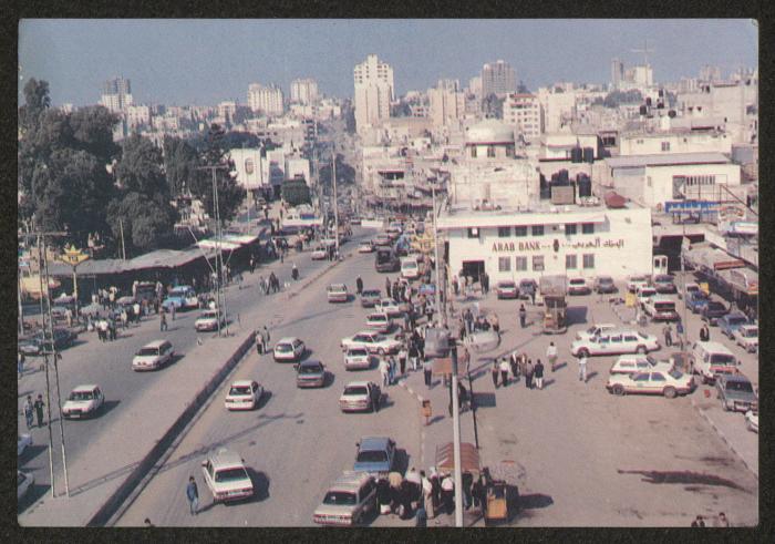 بطاقة بريدية، ميدان فلسطين في غزة، 1995