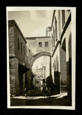 The First Station of the Via Dolorosa, the Old City of Jerusalem, the 1920s