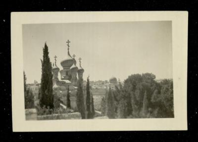 Church of Mary Magdalene, the Mount of Olive- Jerusalem, the 1920s
