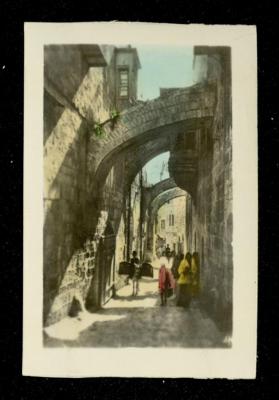 The Sixth Station of the Via Dolorosa, the Old City of Jerusalem, the 1920s
