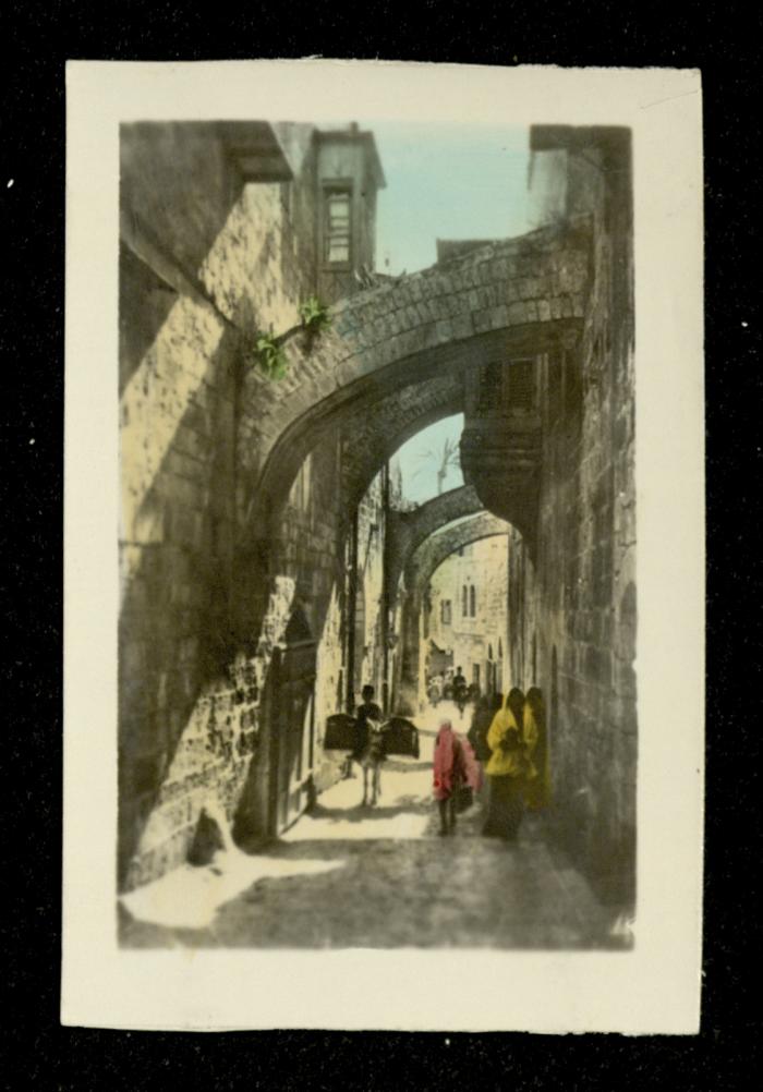 The Sixth Station of the Via Dolorosa, the Old City of Jerusalem, the 1920s
