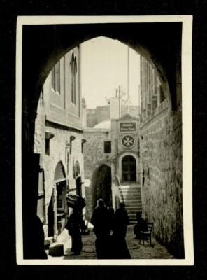 The Second Station of the Via Dolorosa, the Old City of Jerusalem, the 1920s	