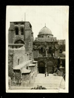 The Gate of the Church of the Holy Sepulchre, the Old City of Jerusalem, the 1920s